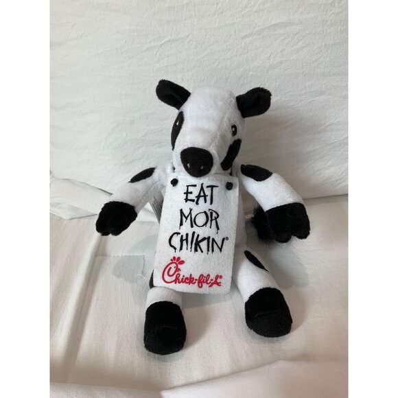Chick-Fil-A Cow Eat Mor Chikin More Chicken Small 9" Plush Stuffed Animal - Picture 1 of 3